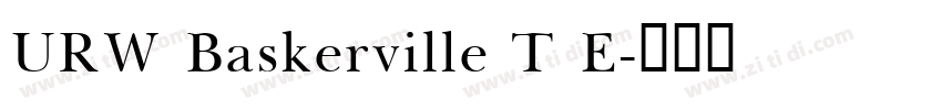 URW Baskerville T E字体转换